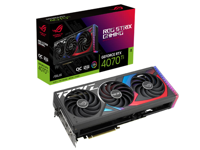 ASUSのROG STRIX GAMING GeForce RTX 4070 Ti