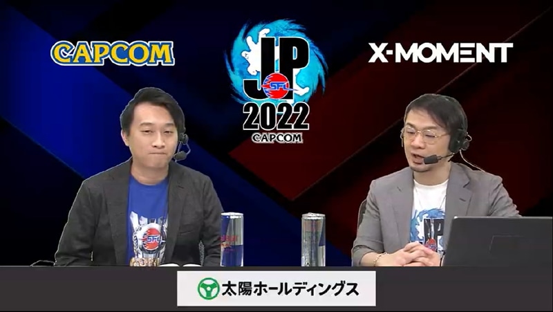 MATCH 2の実況は大和周平氏、解説はハメコ。氏