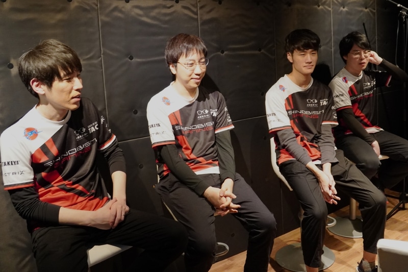 試合終了後は取材陣向けに、惜しくも敗北してしまった忍ism Gamingへの合同インタビューが行なわれた