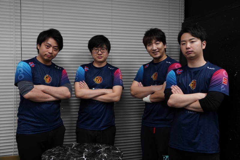 試合終了後は取材陣向けに、見事にMATCH 3で勝利し、グランドファイナル進出を決めた名古屋OJA BODY STAR Mildomへの合同インタビューが行なわれた