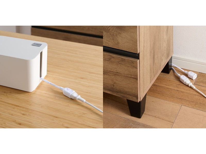 ケーブルボックスなどからの配線にも活用できる