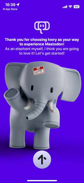 Ivoryの起動画面