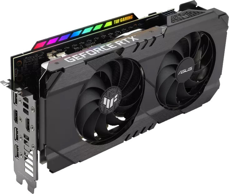 GeForce RTX 3050は、今回からASUSの「TUF-RTX3050-O8G-GAMING」を使用している。カード長272mmとエントリーとしては大きいが、その分、冷却は強力で高OC動作を可能にしてる