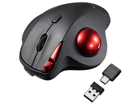 サンワサプライ、静音/5ボタン仕様のトラックボール - PC Watch