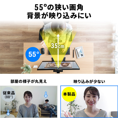 サンワサプライ、明るさ調節機能付きWebカメラ - PC Watch
