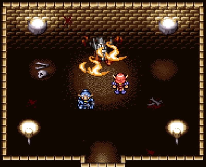 燃えて消えていく魔神将