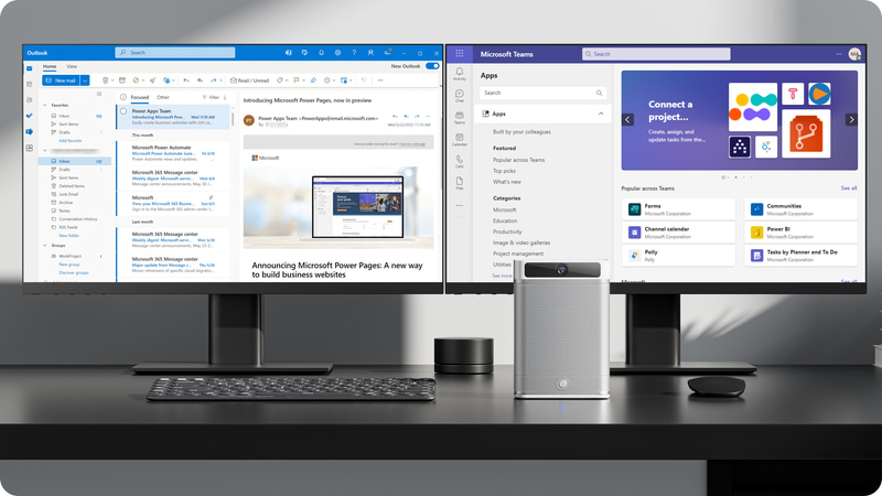 デュアルディスプレイに対応