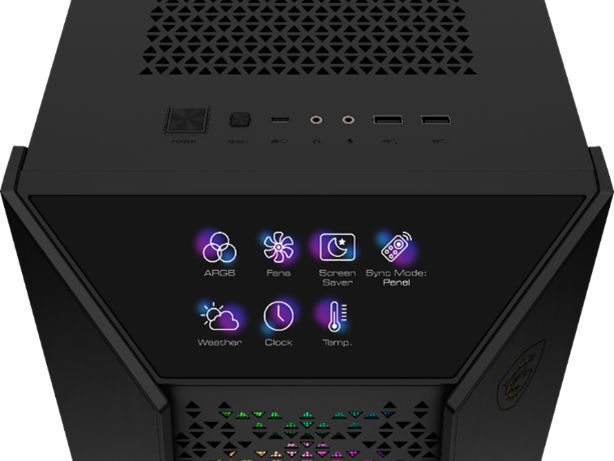 4.3型タッチパネル