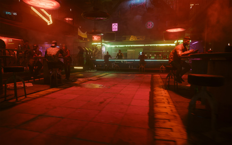 「サイバーパンク2077」のベンチマークモードでのテスト結果