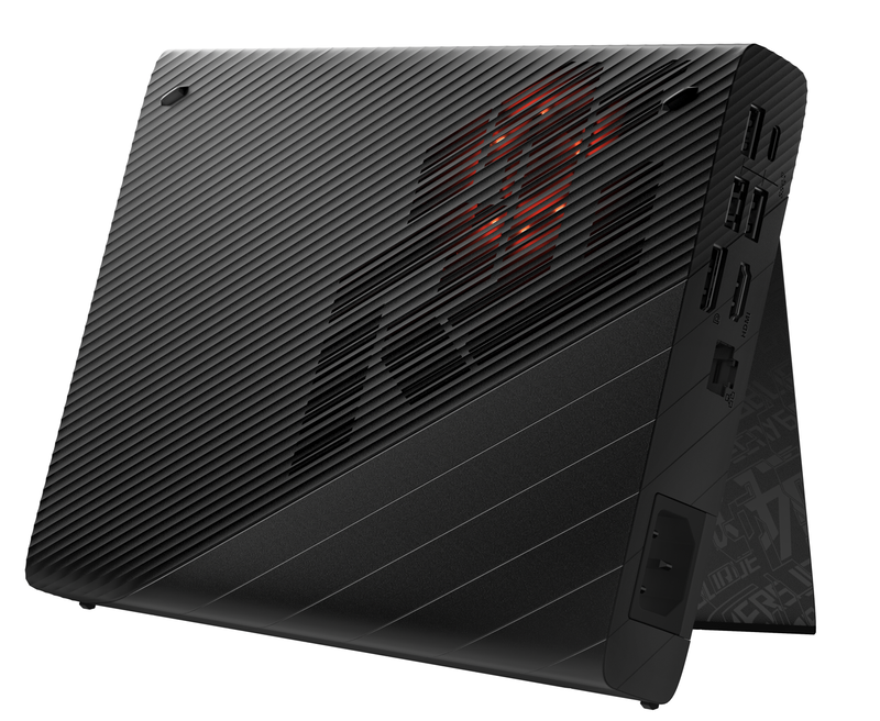 専用コネクタでほかのディスクリートGPUも利用可。写真は「ROG XG Mobile」をつなげたところ