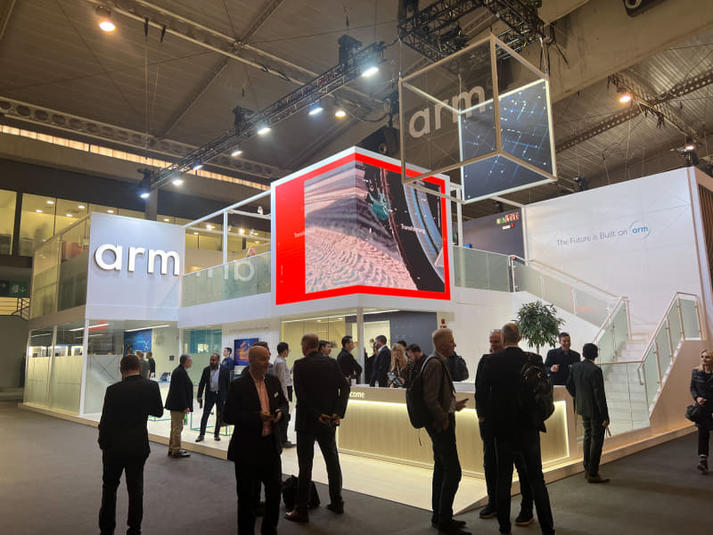 MWC 2023でのArmブース