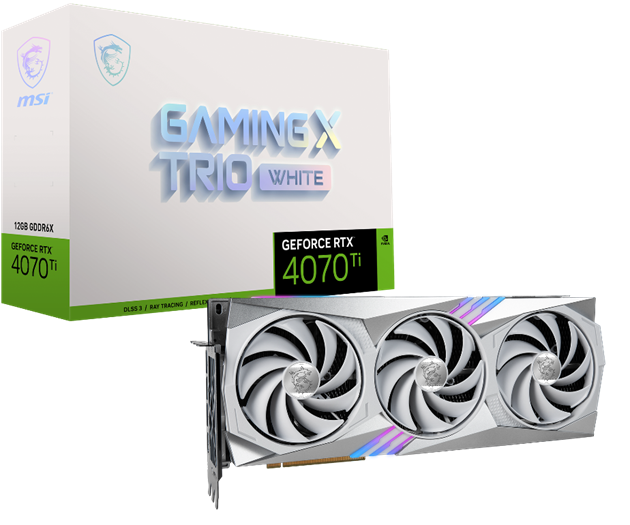 GeForce RTX 4070 Ti GAMING X TRIO WHITE 12G