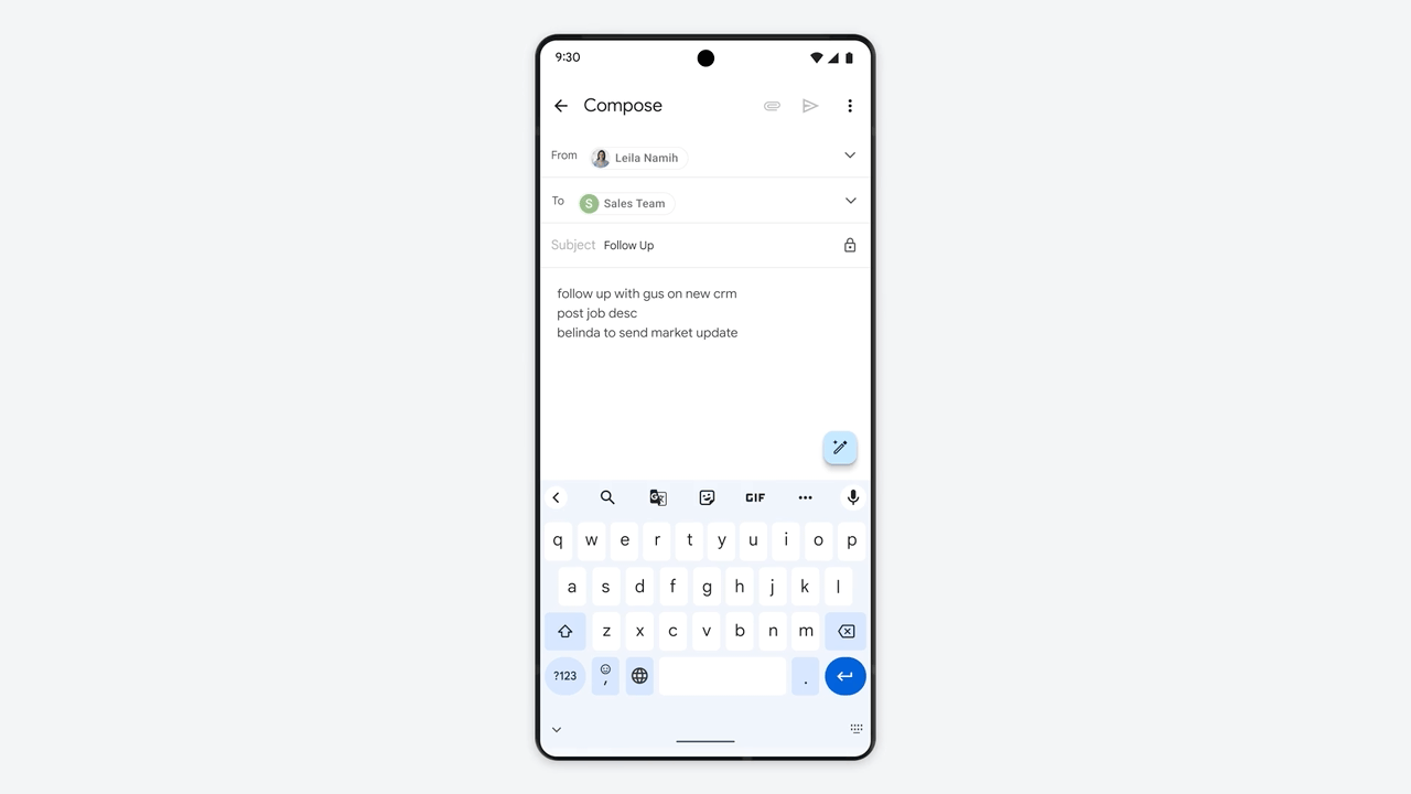 メモ書きからメールを作成