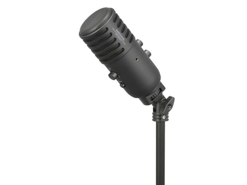 マイクスタンドに取り付け可能