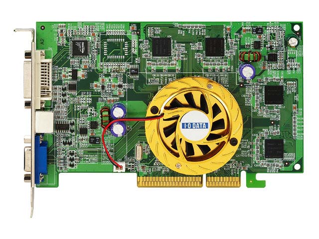 「ビデオカード」と呼ばれていた“2D”グラフィックスカード全盛期においては、日本でその知名度が高かったS3社も、DirectX 8時代のプログラマブルシェーダ技術であるSM1.X対応のGPU開発に失敗して失速。その後、VIA Technologies傘下となったS3 Graphics時代にDirectX 9/SM2.X対応のGPU「DeltaChrome」シリーズを業界最"遅"でリリース。しかし、時すでに遅し。性能的には同年代のNVIDIAやATI(現AMD)に遠くおよばず、店じまいへ……。写真はDeltaChrome S8 Proを搭載するアイ・オー・データ機器の「GA-S8HD/AGP」