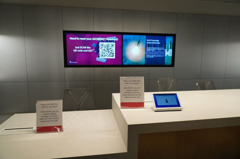 PCの設定など技術的な相談カウンター