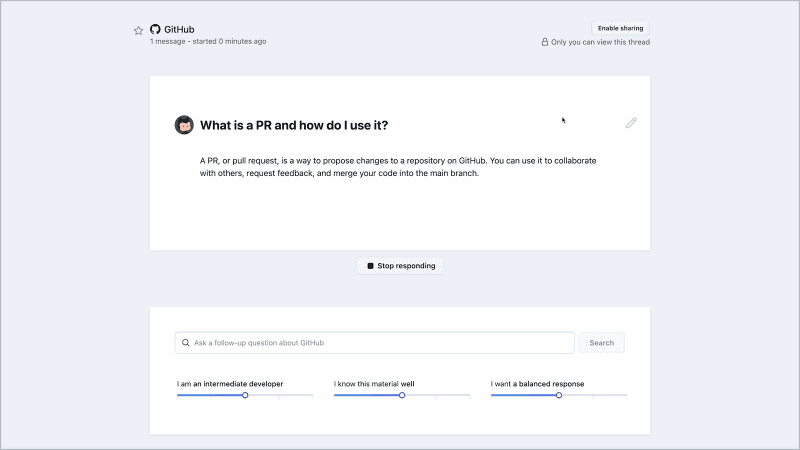 ドキュメントに対する自然言語の質問をAIが自動的に答えを生成する「GitHub Copilot for Docs