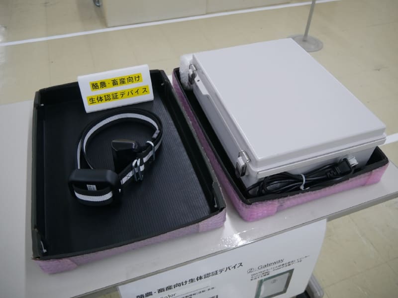 酪農・畜産向け生体認証デバイスもアセットマネジメントサービスの対応機種