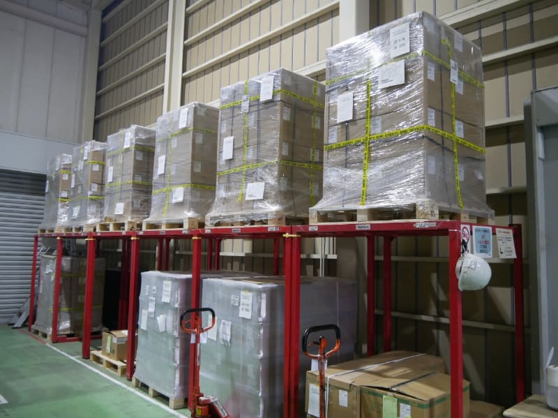 修理PCの入出庫口の様子