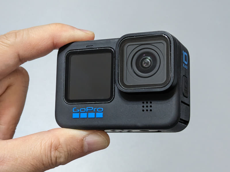 今回使用したのは「HERO10 Black」。事前に最新ファームにアップデートしておく