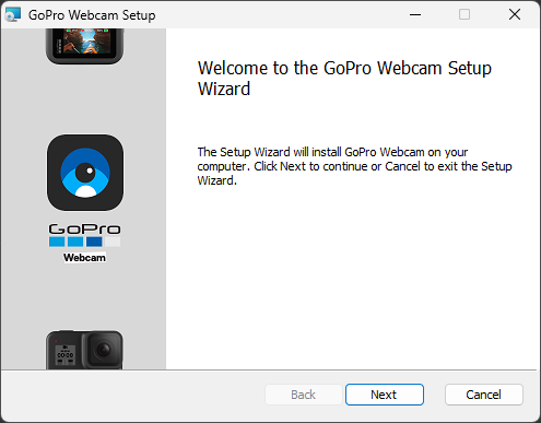 続いて「GoProウェブカメラデスクトップユーティリティ」をダウンロードし、インストール