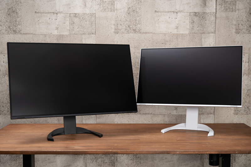 EIZOの「<a href="https://www.eizo.co.jp/products/lcd/ev3240x/" class="n" target="_blank">FlexScan EV3240X</a>」(ブラック)と「<a href="https://www.eizo.co.jp/products/lcd/ev2740x/" class="n" target="_blank">FlexScan EV2740X</a>」(ホワイト)。EIZOは両製品を紹介する「<a href="https://www.eizo.co.jp/products/lcd/sp_ev3240x_ev2740x/" class="n" target="_blank">スペシャルページ</a>」も公開している