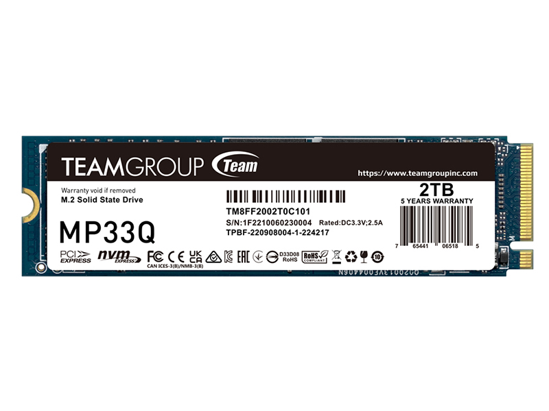 MP33Q M.2 PCIe SSD