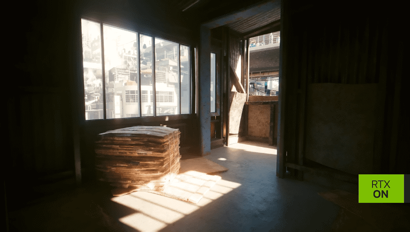 同じシーンにおけるOverdrive Modeのオン(右)とオフ(左)