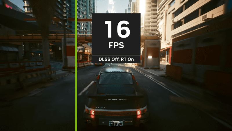 DLSS 3によりフレームレートが向上する