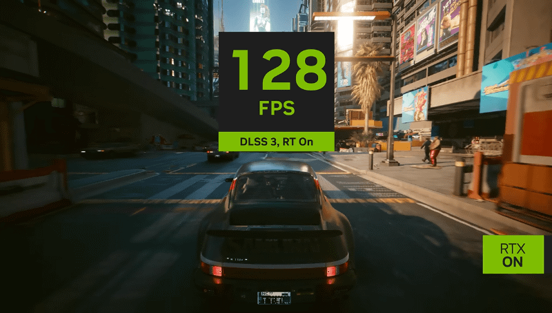 DLSS 3によりフレームレートが向上する