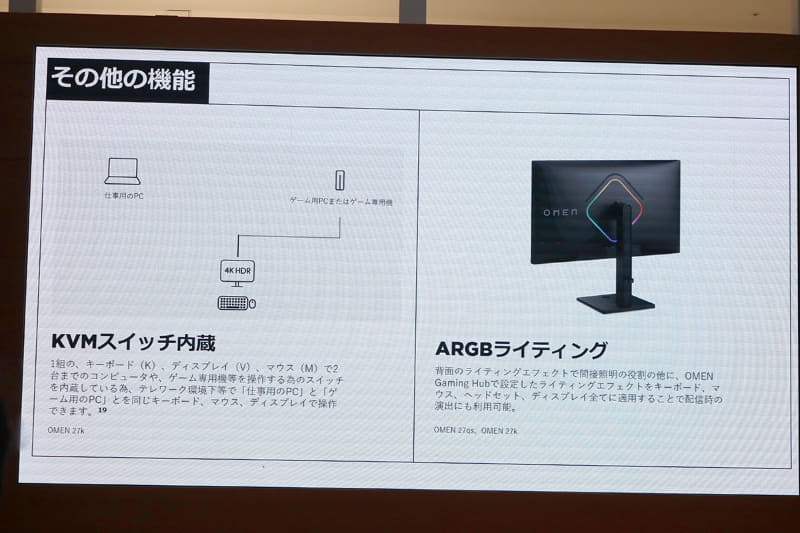 各モデルの主な特徴