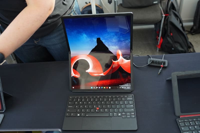 2022年のIFAで発表したThinkPad X1 Fold Gen 2