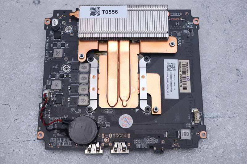 ファンを取り外したところ