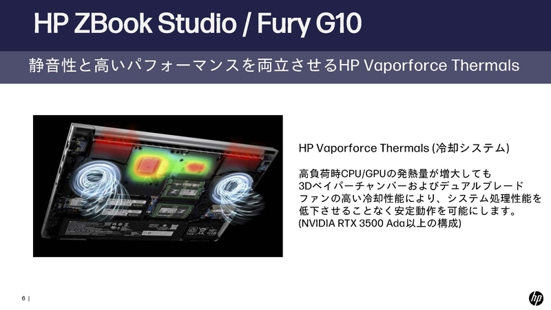 一部構成では3Dベイパーチャンバーを用いた冷却システムも備える
