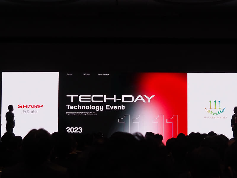111周年記念イベントの中で、11月11日に「Sharp Technology Day」開催を宣言