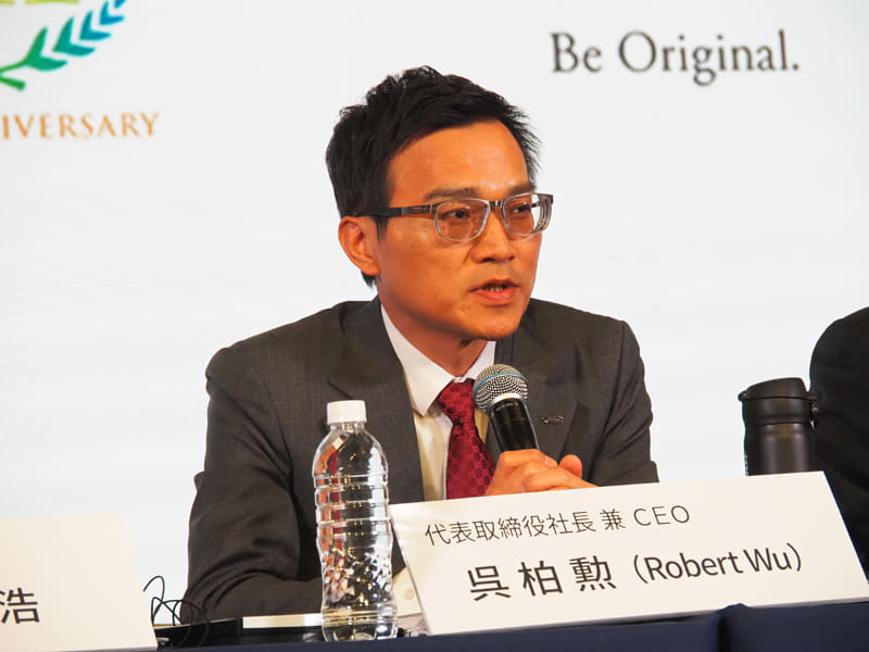 シャープ　代表取締役社長兼CEO 呉柏勲氏