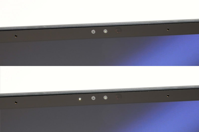 ディスプレイ上部には207万画素IR(赤外線)カメラを内蔵。RGBカメラとIRカメラは独立式だ