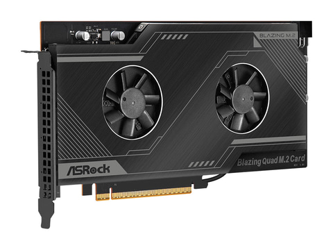 ニュース・フラッシュ】ASRock、PCIe 5.0対応M.2 SSDを4枚搭載