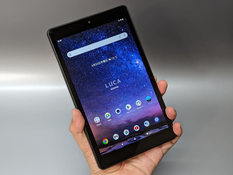 「TM082M4N1-B」。定期的に2万円台前半に値下げされている。なお10型モデルも同時にリリースされている