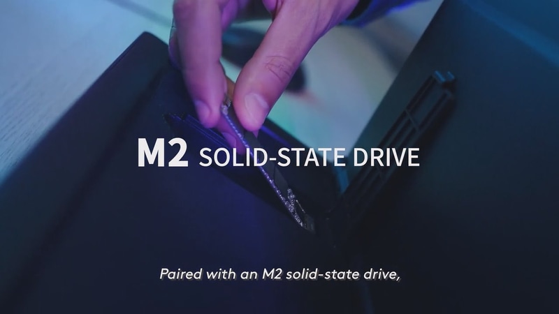 M.2 SSDも搭載できる