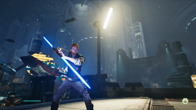 STAR WARS ジェダイ：サバイバーの検証では、ゲーム開始直後のシーンを60秒間移動した際のフレームレートをCapFrameXで計測した