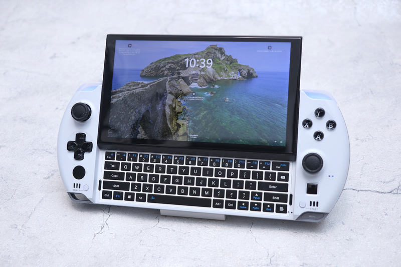 キーボードを開いたところ