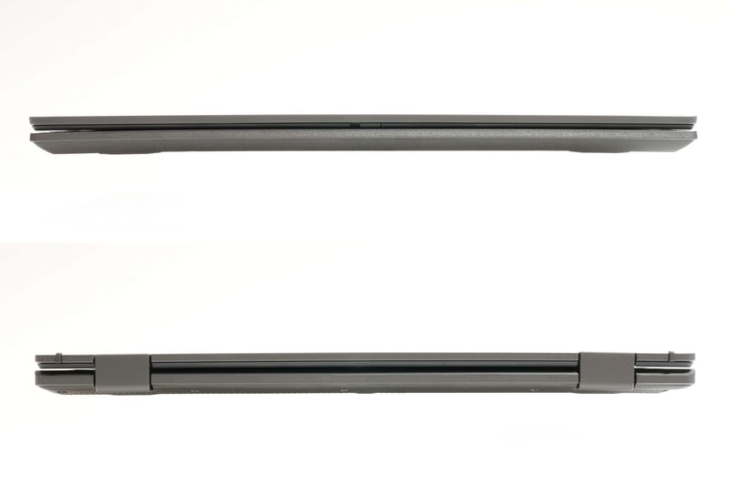 本体前面と背面