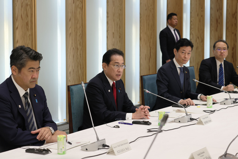 意見交換会における岸田総理