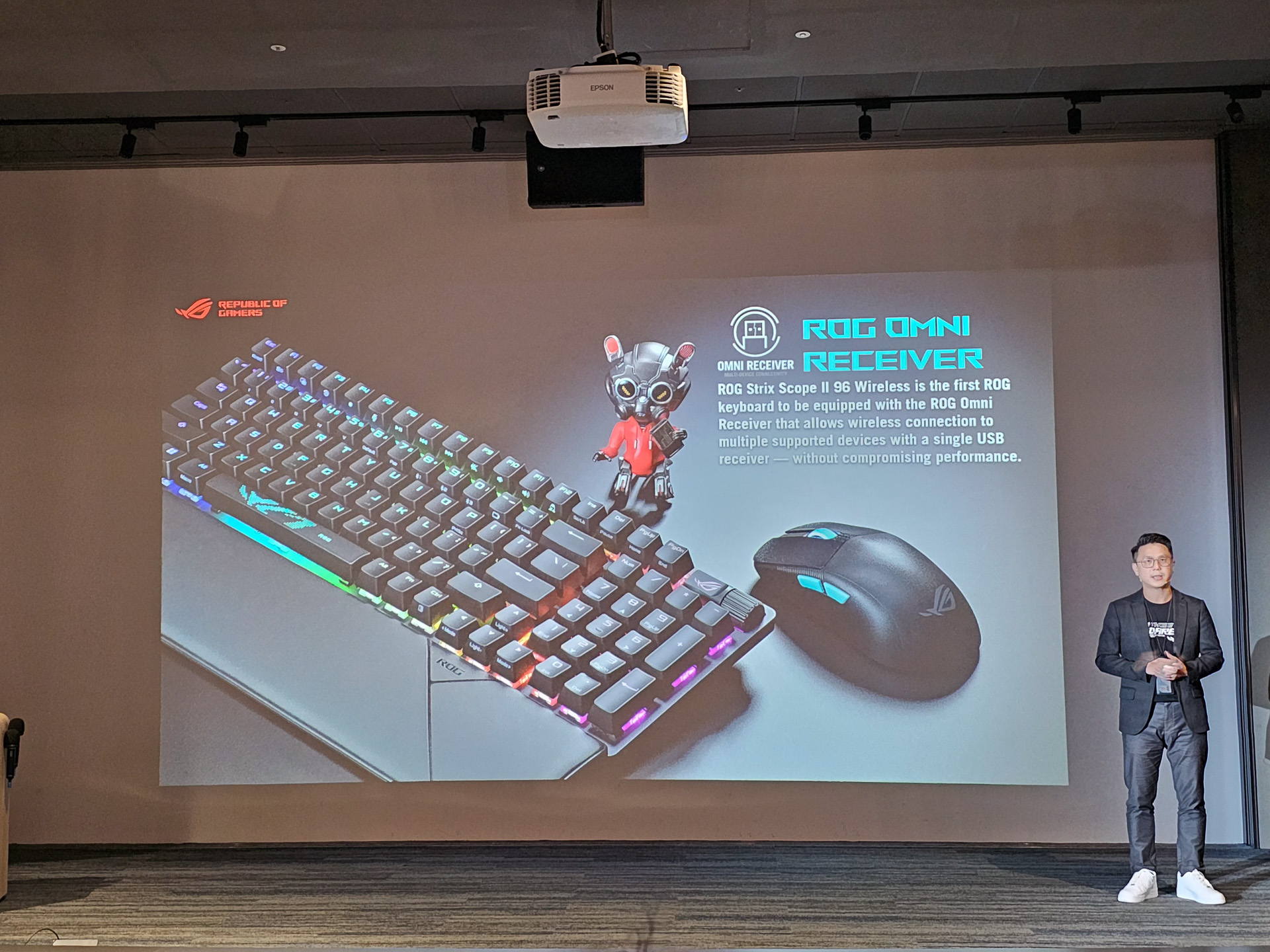 ROG Omni Receiverは低レイテンシ