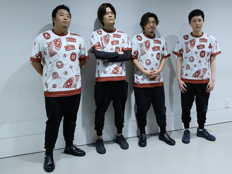 「広島 TEAM iXA」のメンバーは左からキチパ、ACQUA、ストーム久保、じゃじい