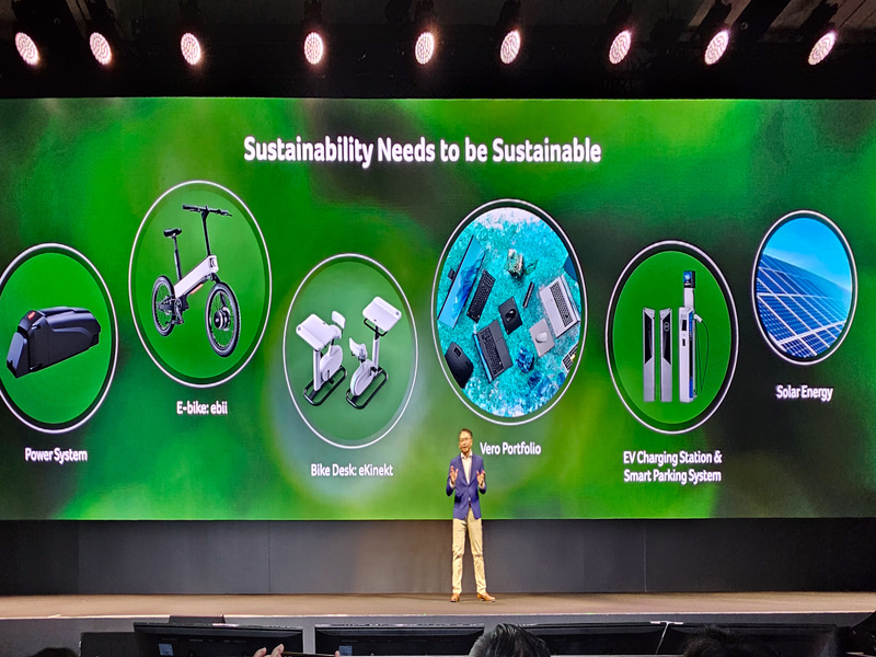 持続的成長を実現するには持続する意志を持たないといけないと、AcerのチャンCEOは強調