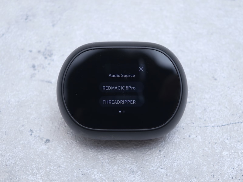 最大8台までのペアリング済みデバイスをサッと切り替えられるのは◎である