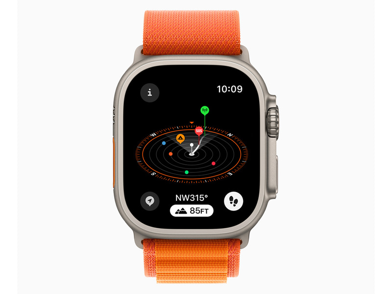 ハイキング向けの機能強化