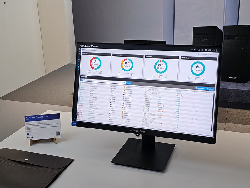 デスクトップPCは「ExpertCenter」のブランド製品で、容積9Lの省スペースデスクトップPC(D9 SFF)、15Lのミニタワー(D9 Mini Tower)やAIO(E5 AiO 24)などが用意されている